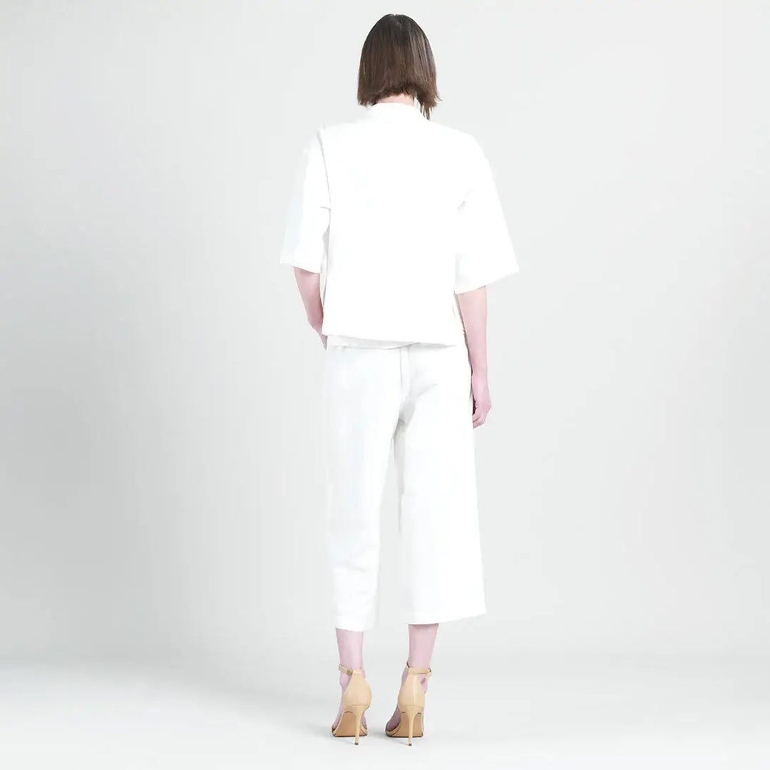 Linen Knit - Hi-Low Pocket Cardigan Jacket