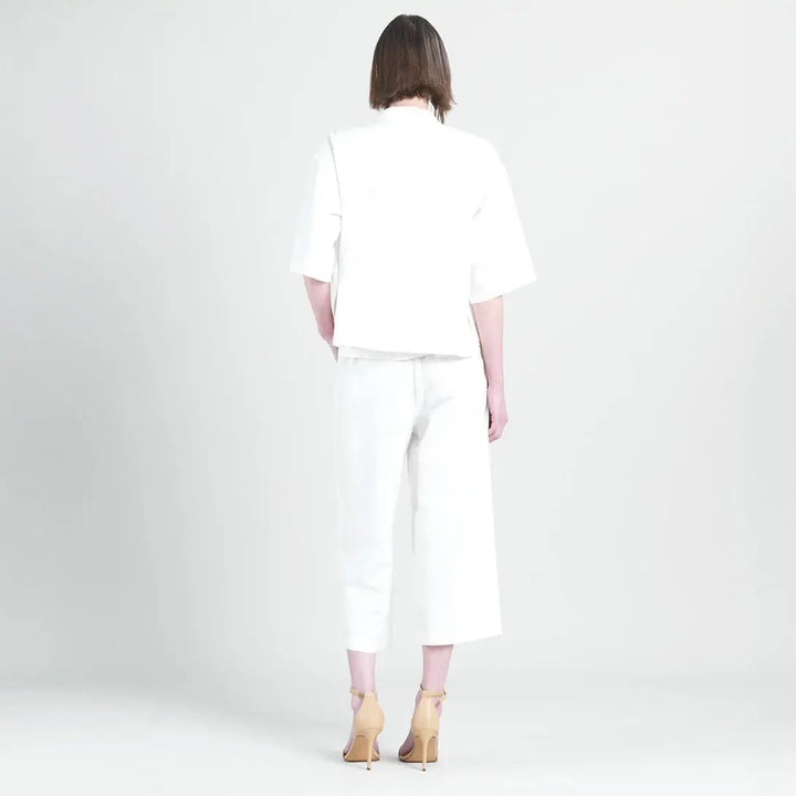 Linen Knit - Hi-Low Pocket Cardigan Jacket