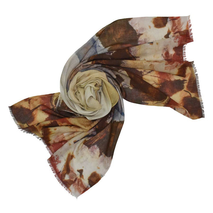 January Abstract Landscape Scarf