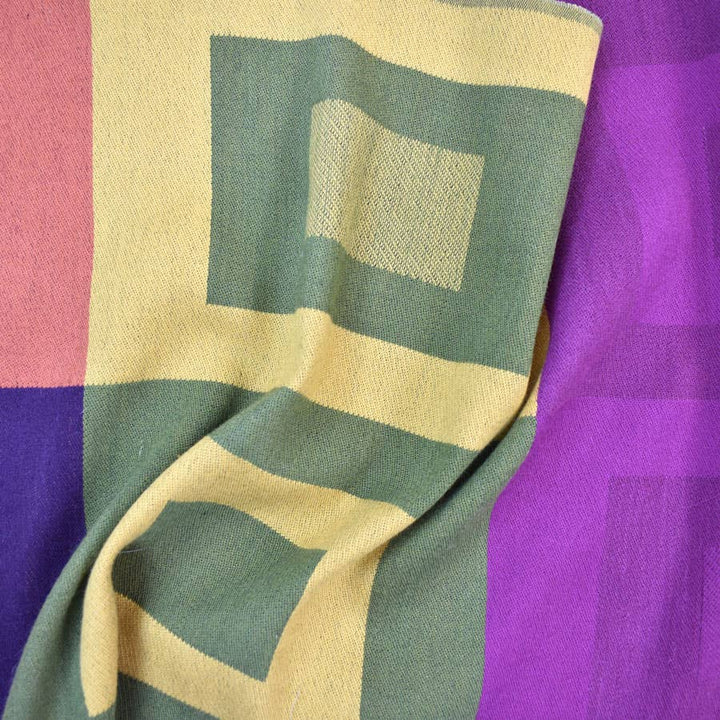 Grammy Woven Colorblock Narrow Scarf