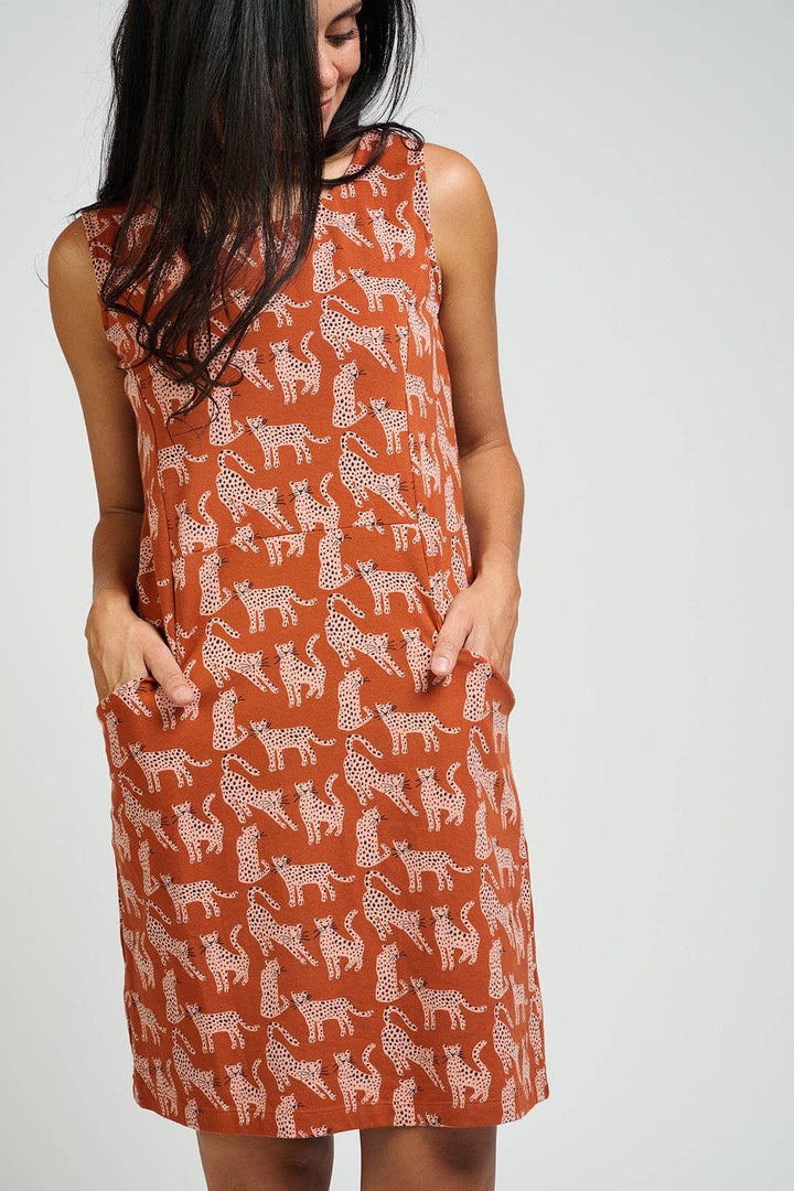 Evanston Dress Leopard Sienna