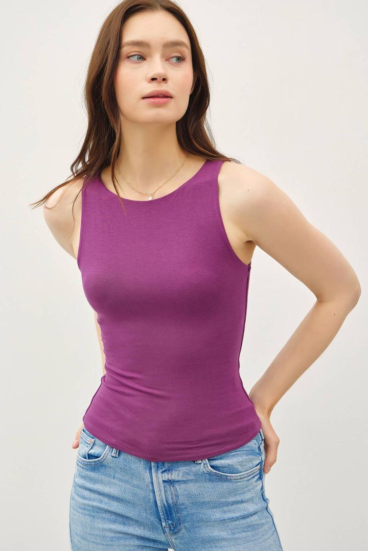 Soft Core Basic Boat Neck Tank