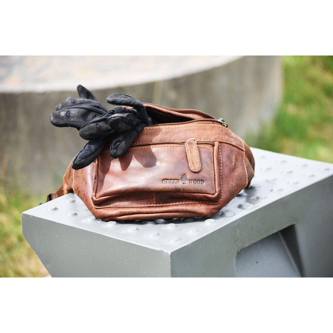Echuca Unisex Leather Belt Bag