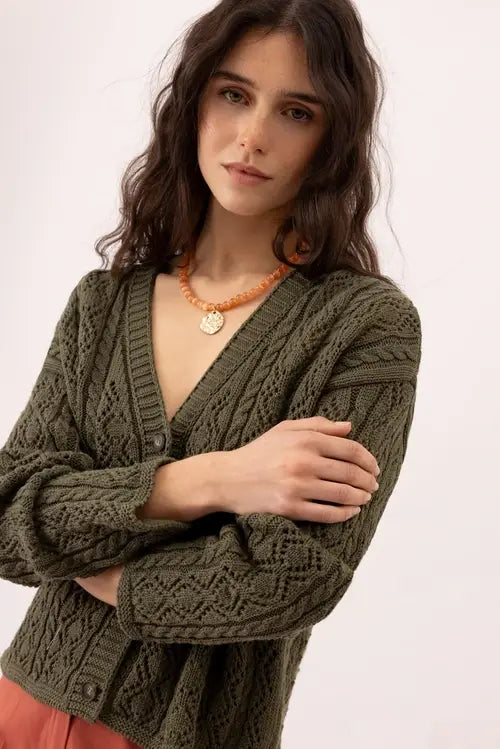 Structured Knit Cardigan