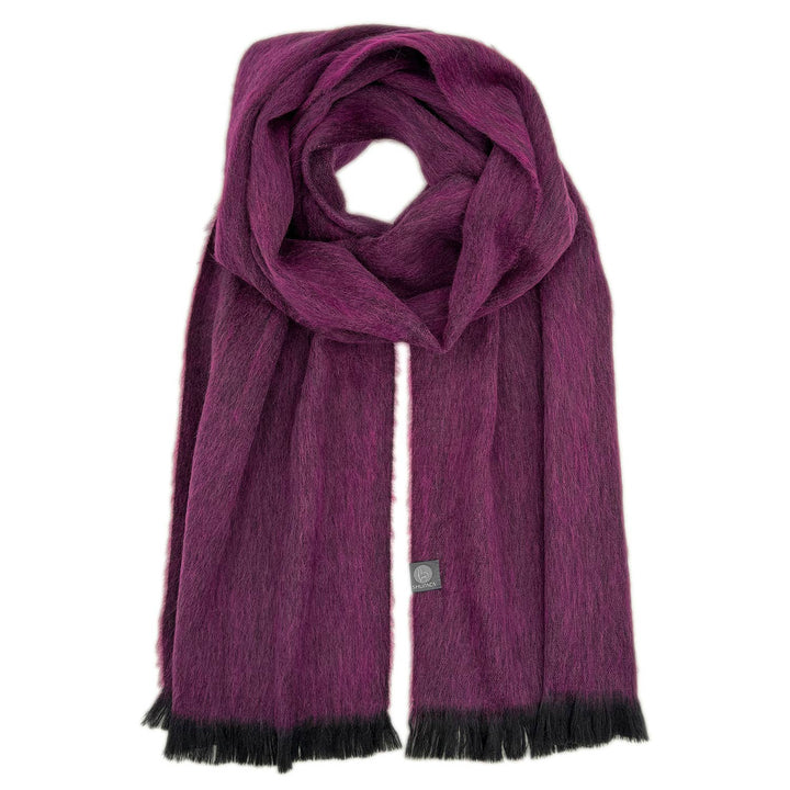 Alpaca Scarf - Ruby