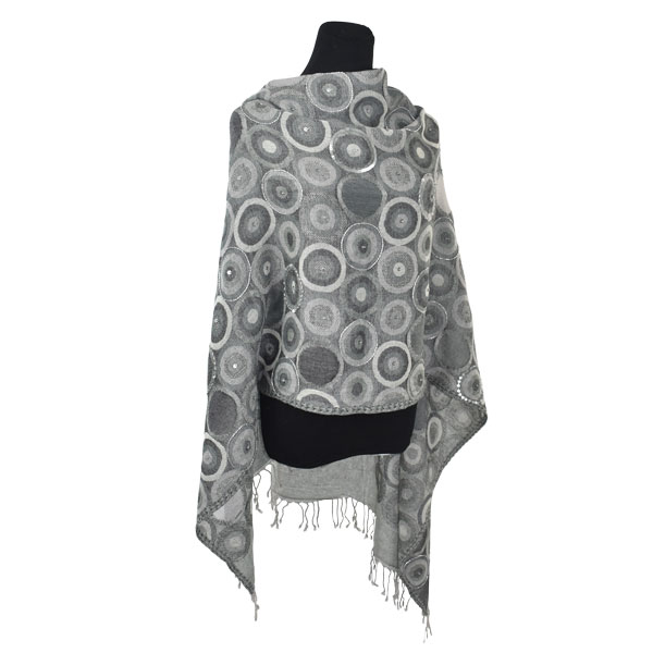 Loretta Sequin Wool Shawl