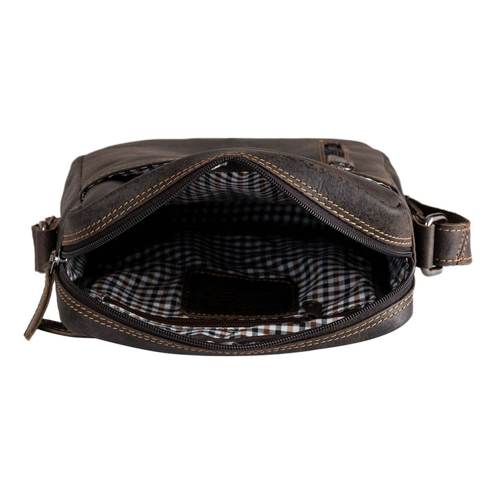 Dallas Leather Shoulder Bag - Unisex