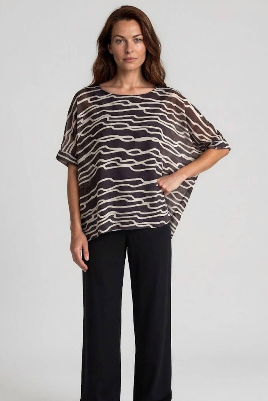 Capri Poncho in In Waves