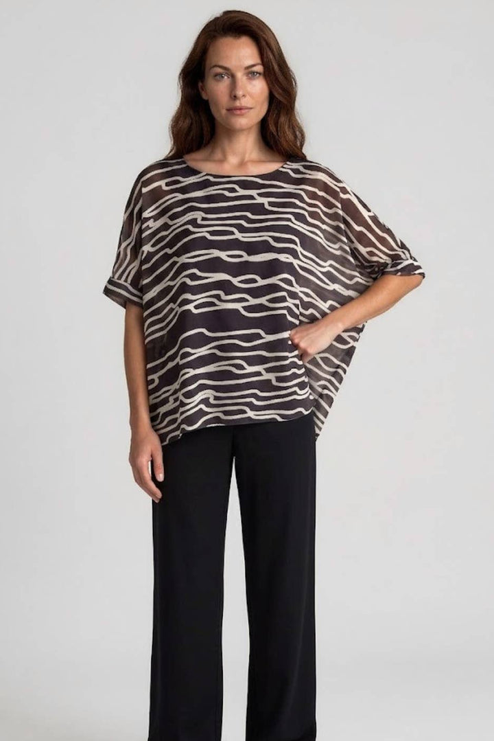 Capri Poncho in In Waves