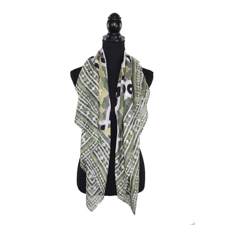 Arnette Medallion Print Square Scarf