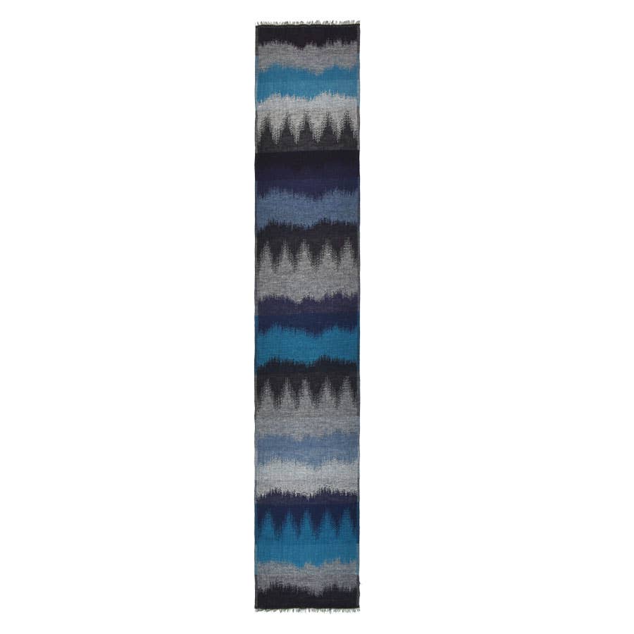 Jettson Narrow Woven Stripe Scarf
