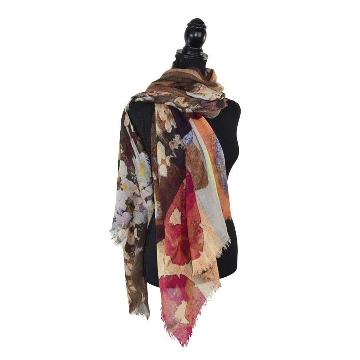 Philena Floral Mixed Motif Scarf