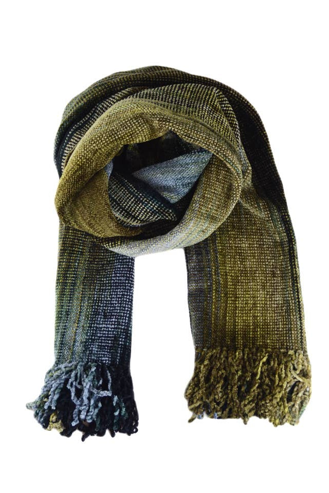 Handwoven Bamboo Chenille Scarf