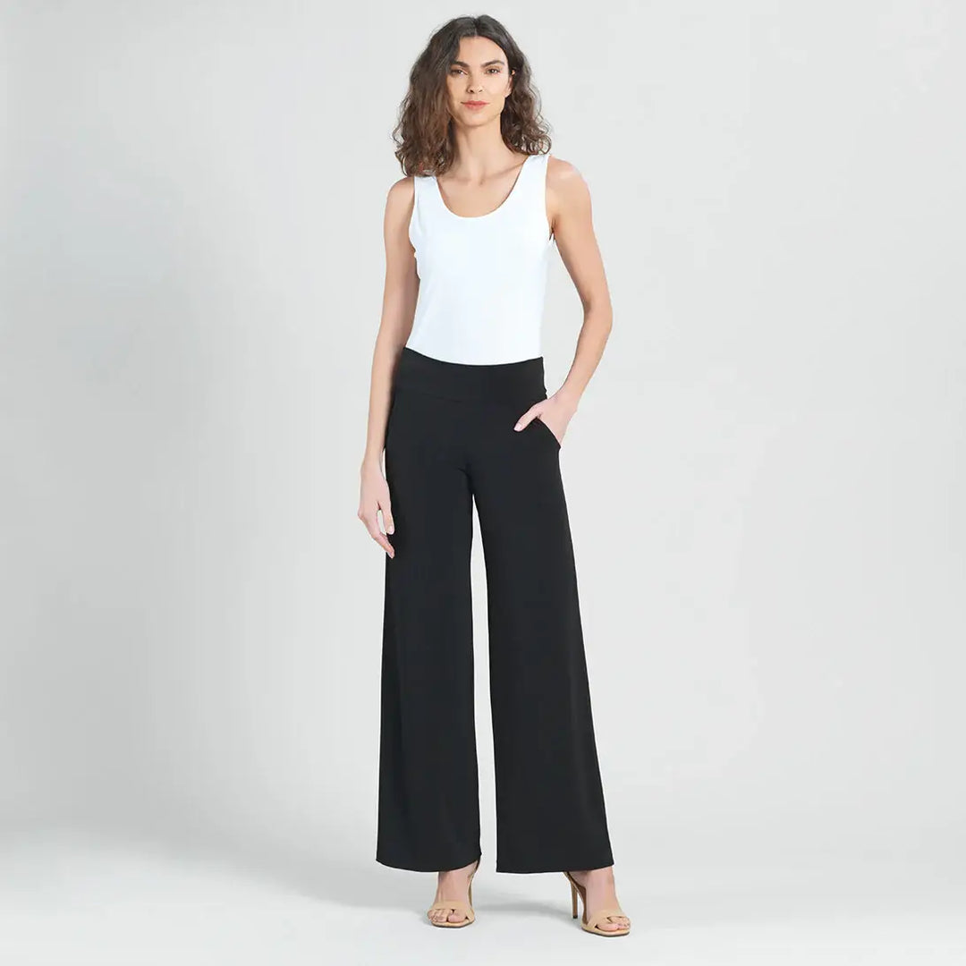 Wide Leg Pocket Pant: Brown