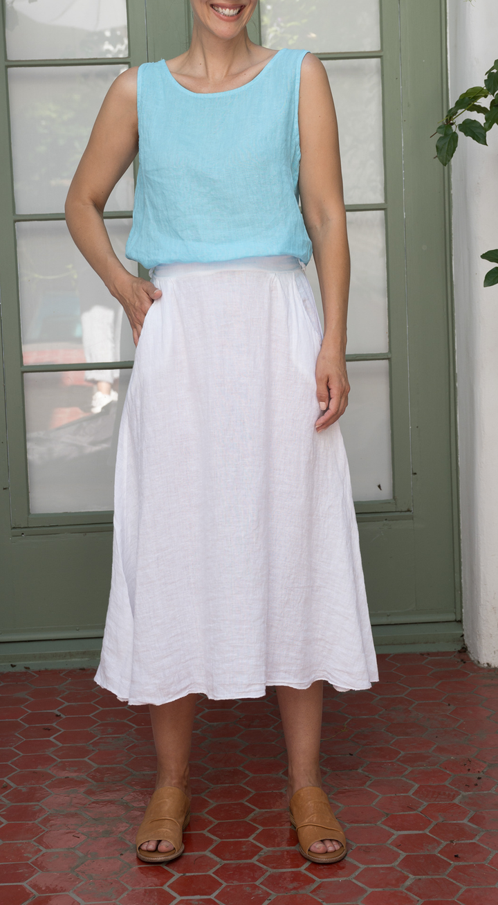 Linen Long Skirt