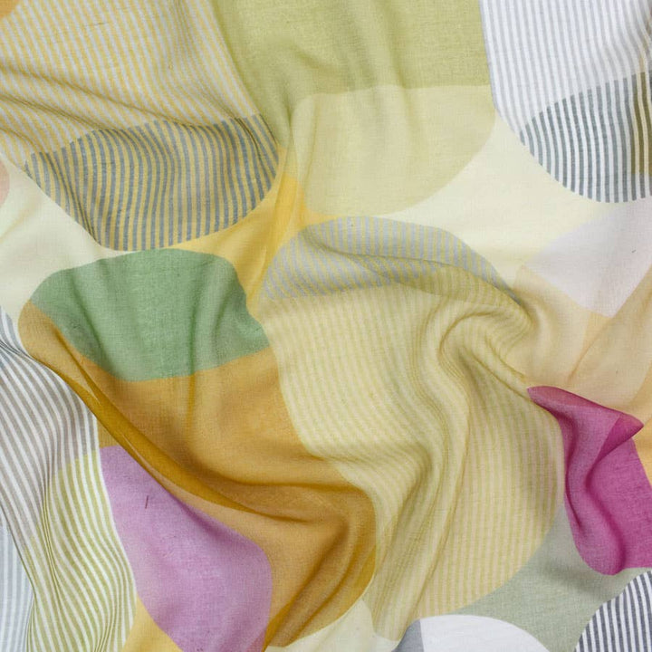 LaBelle Retro Geo Square Scarf
