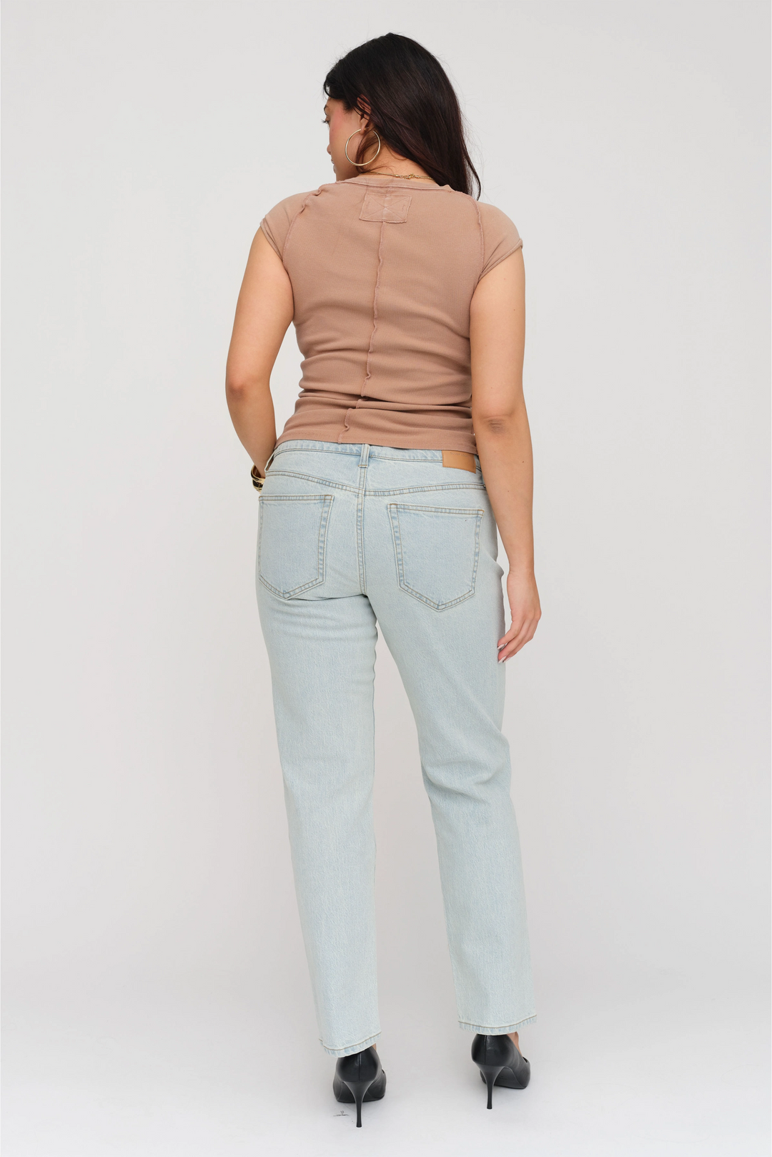 Chester Low Rise Slim Straight Bleached Indigo