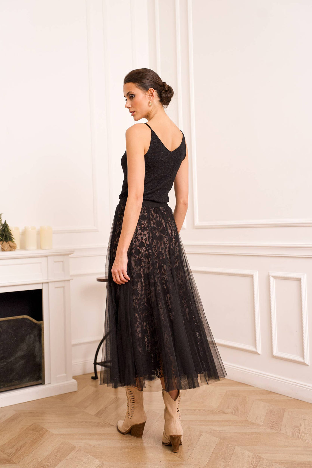 March Tulle & Lace Skirt