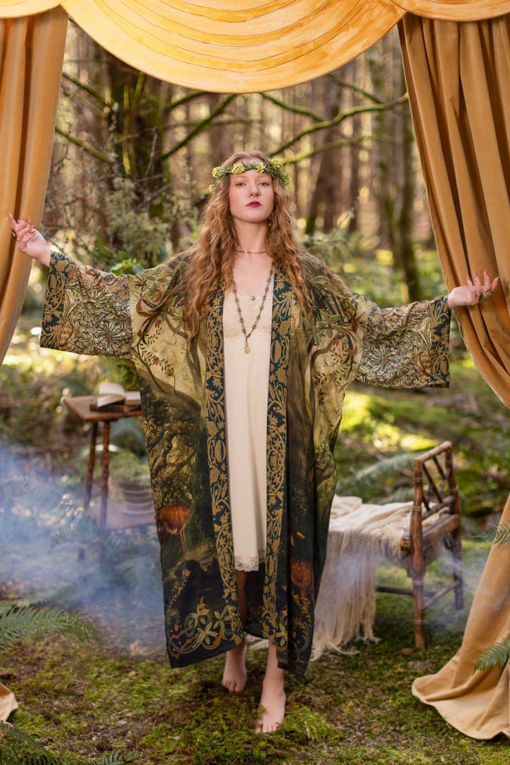 The Dawning Opera Duster Kimono Robe ft. Ophelia & Fawn