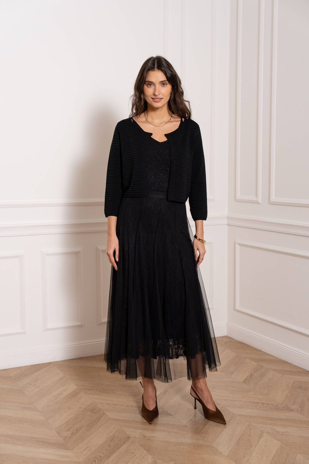 March Tulle & Lace Skirt