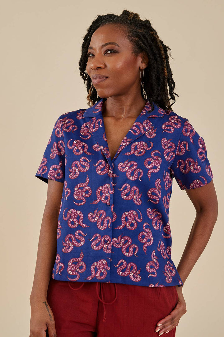 Camp Shirt Rosy Snakes