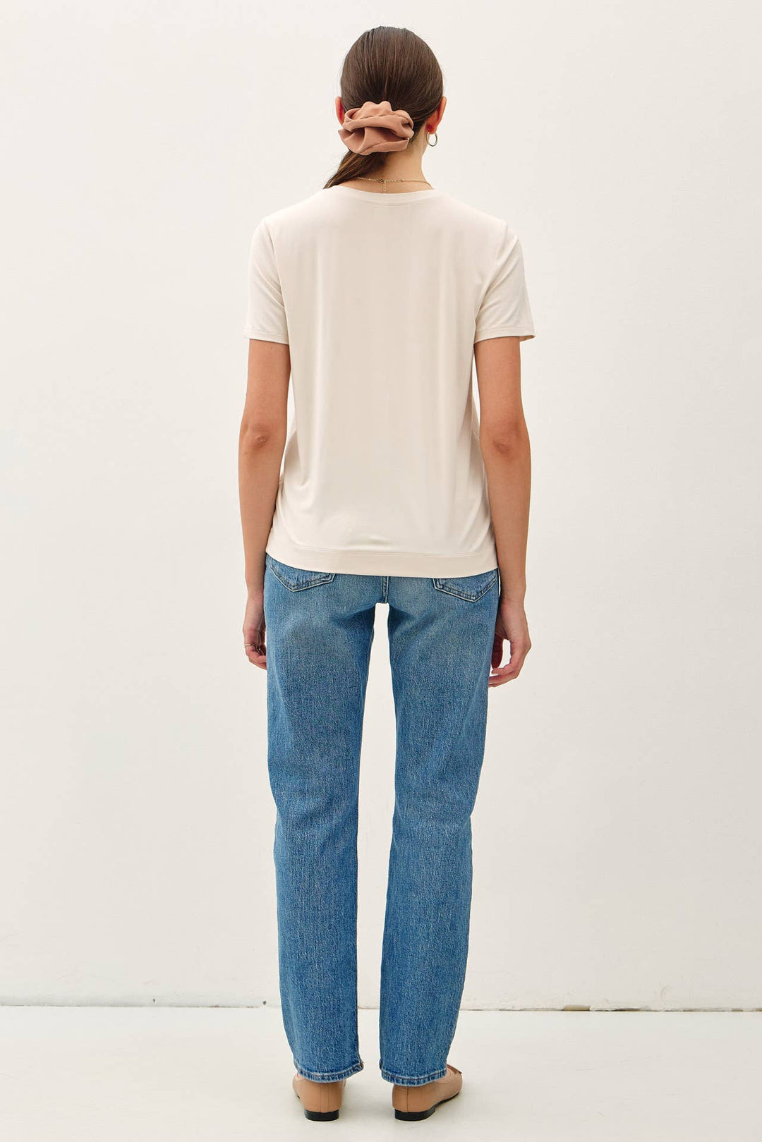 Bamboo/Modal Basic Round Neck T-Shirt