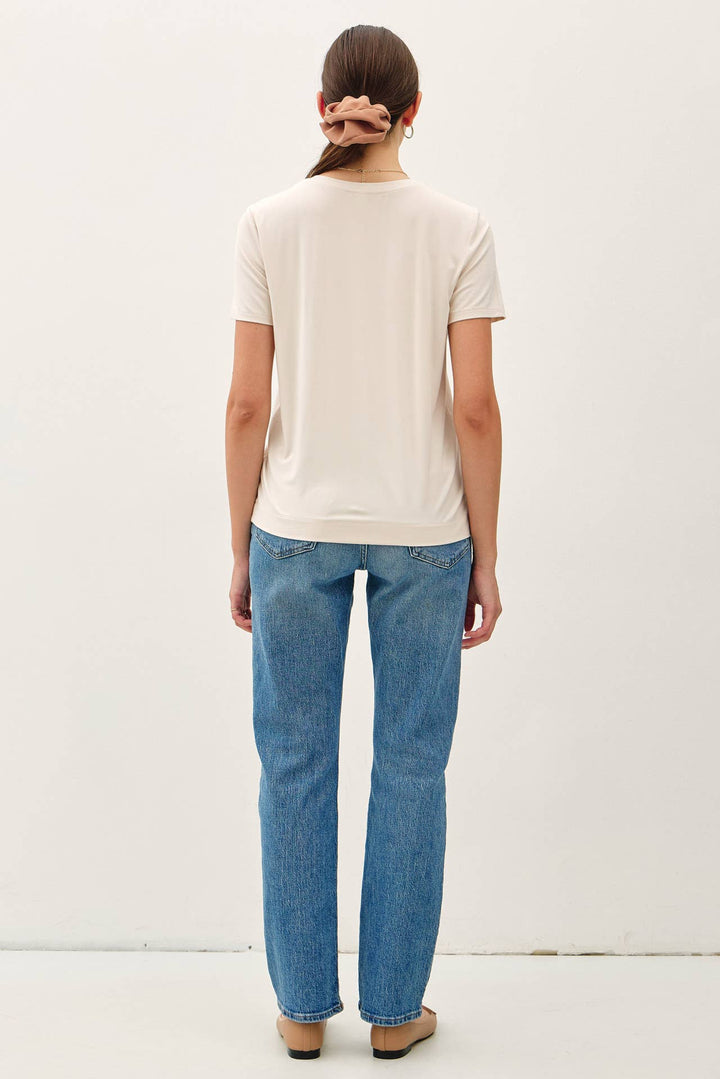 Bamboo/Modal Basic Round Neck T-Shirt