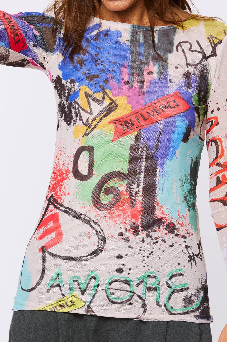 Amore - Florence Double Sheer Top