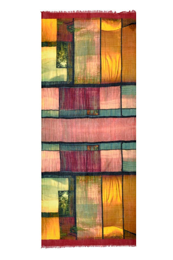 Bissett Artful Colorblock Scarf