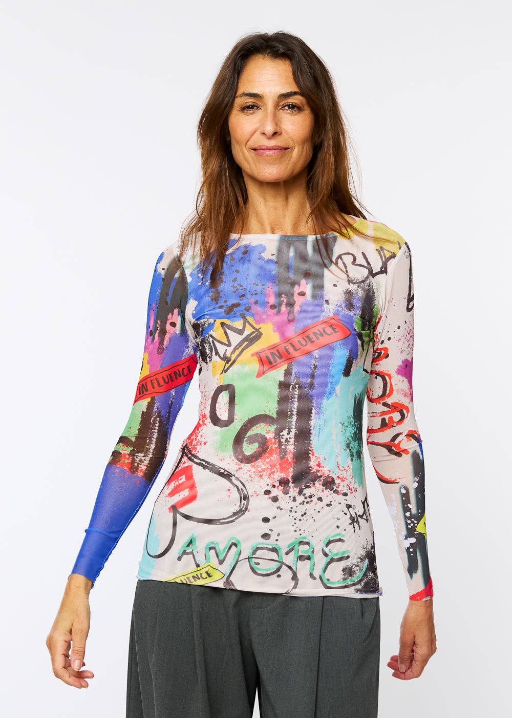 Amore - Florence Double Sheer Top