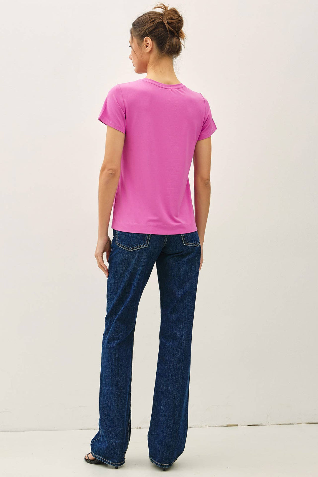 Bamboo/Modal Basic Round Neck T-Shirt