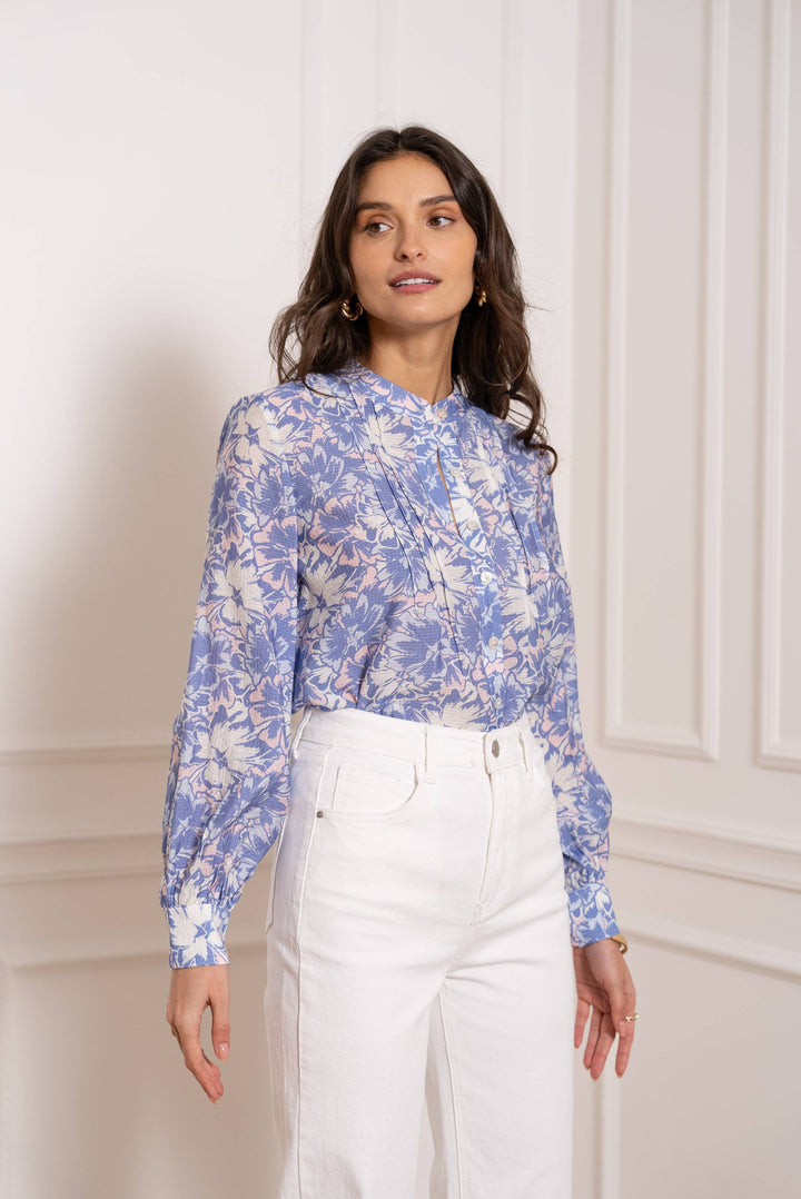 Thea Printed Blouse Shirt