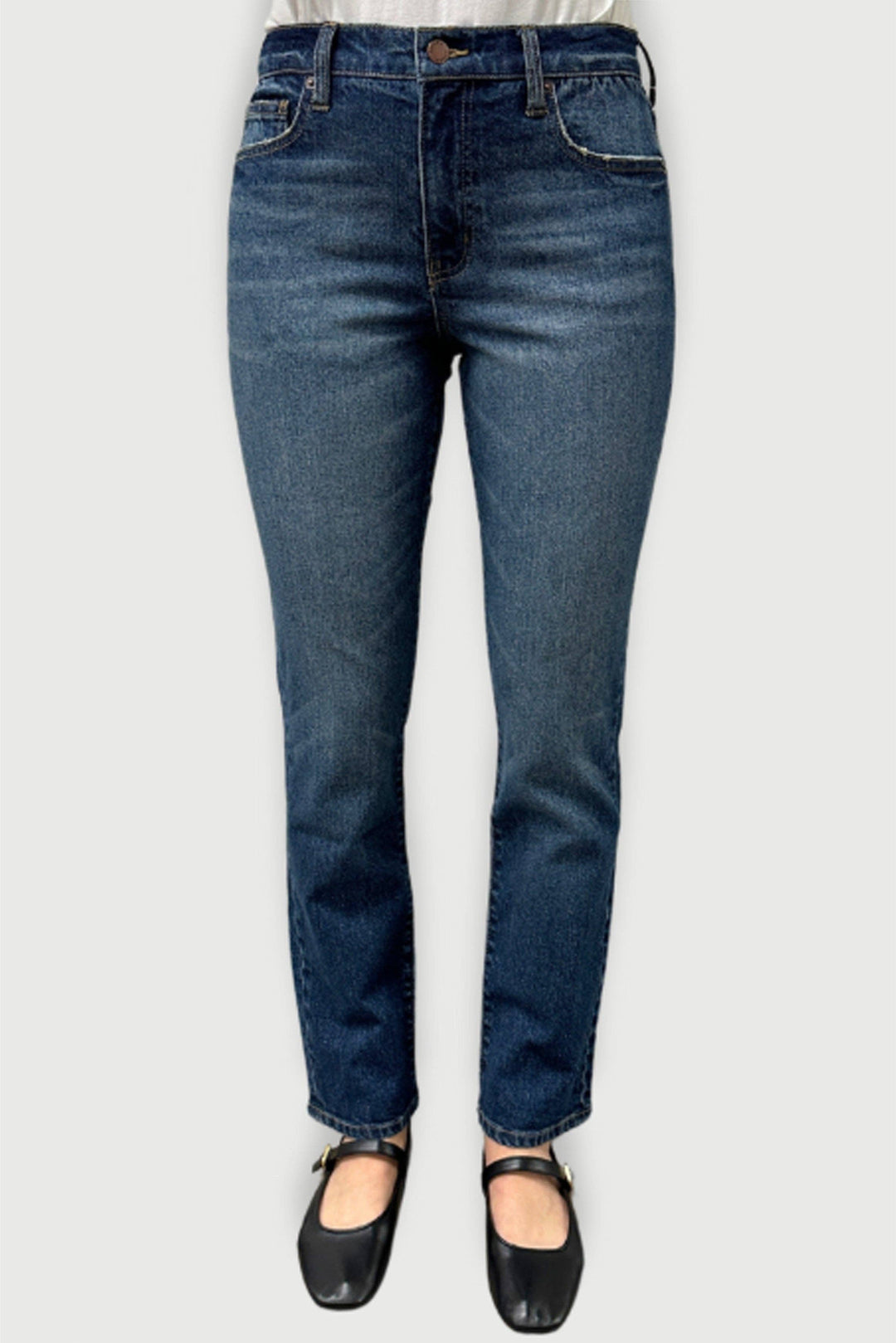 Crosby Mid Rise Relaxed Taper Dark Indigo Wash