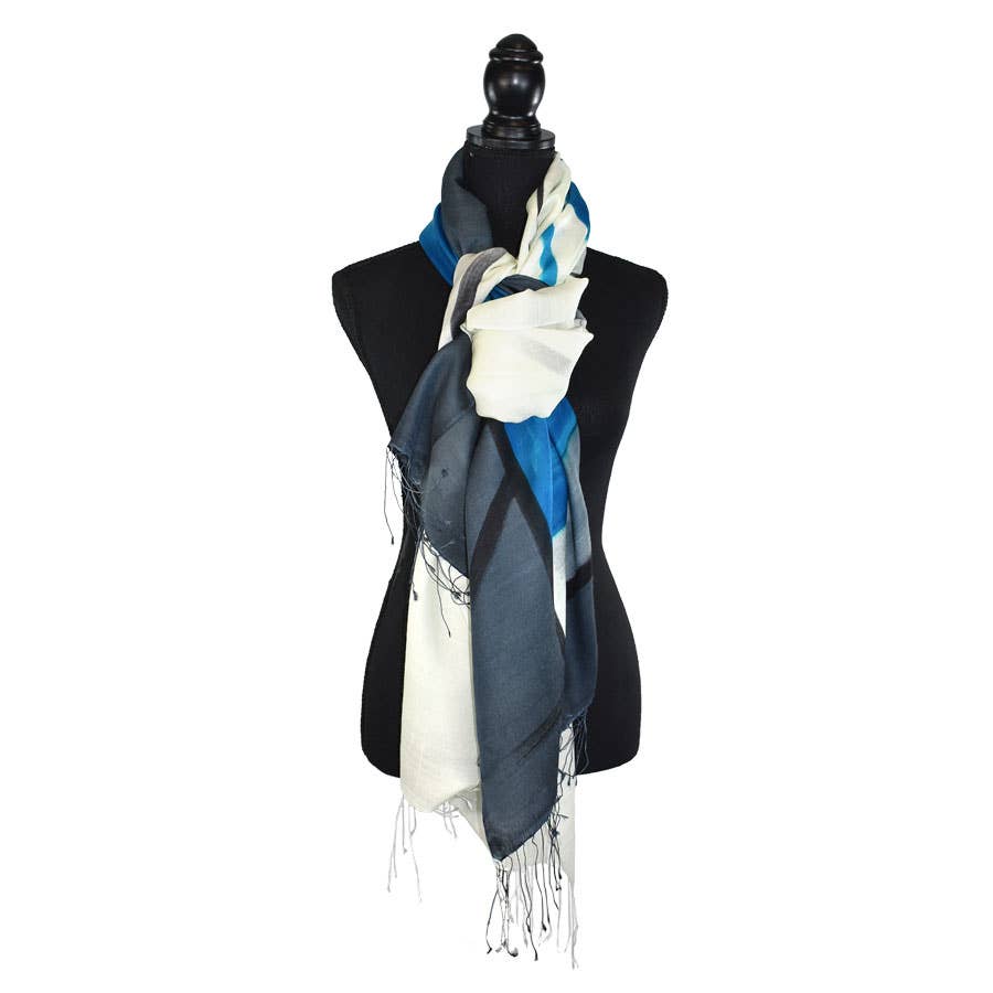 Ramona Handpainted Silk Scarf