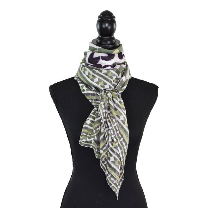 Arnette Medallion Print Square Scarf