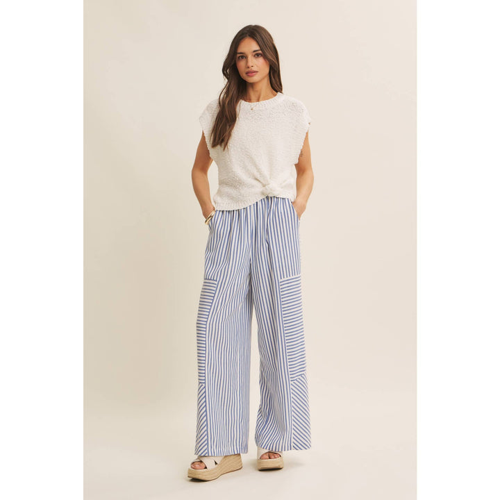 Breathable Comfort Loose Fit Textured Cotton Sweater Top