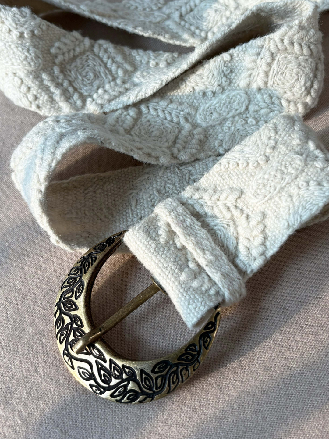 Wandering Clouds Belt with Heirloom Buckle