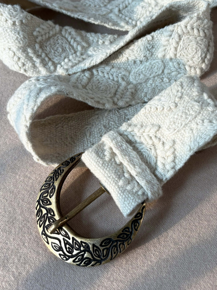 Wandering Clouds Belt with Heirloom Buckle