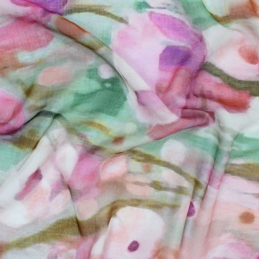 Lyssa Watercolor Floral Scarf