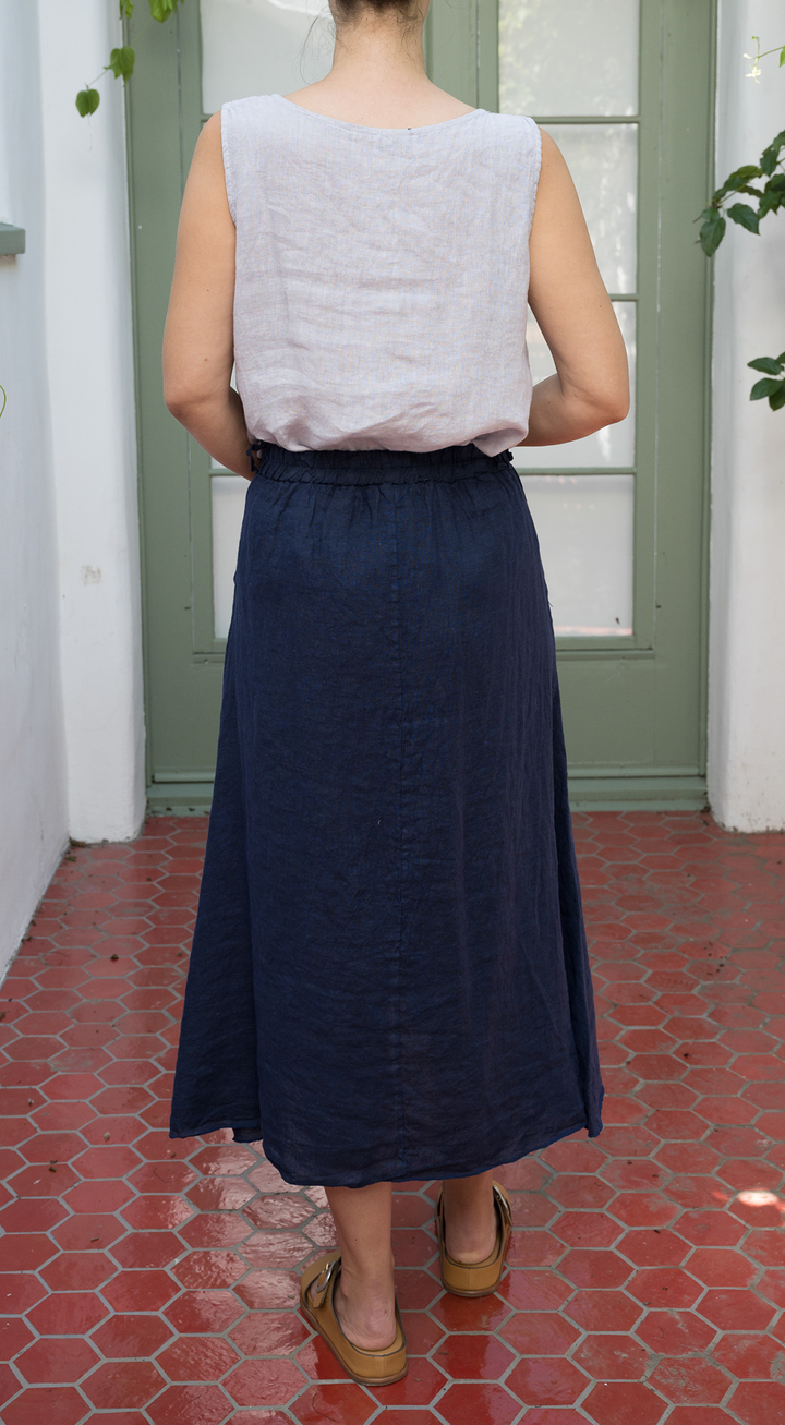 Linen Long Skirt