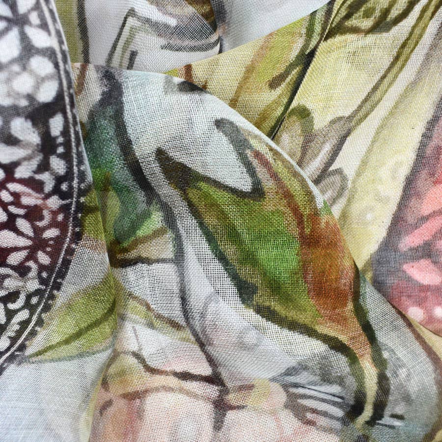 Aishani Whimsical Square Scarf