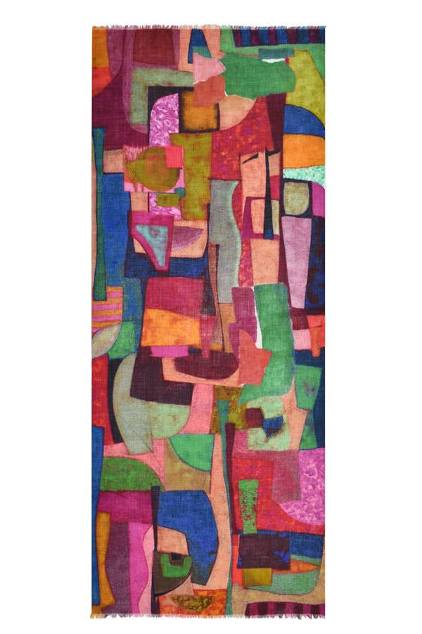 Novalee Abstract Geo Scarf