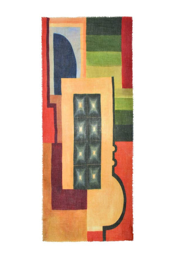 Porter Abstract Geo Scarf