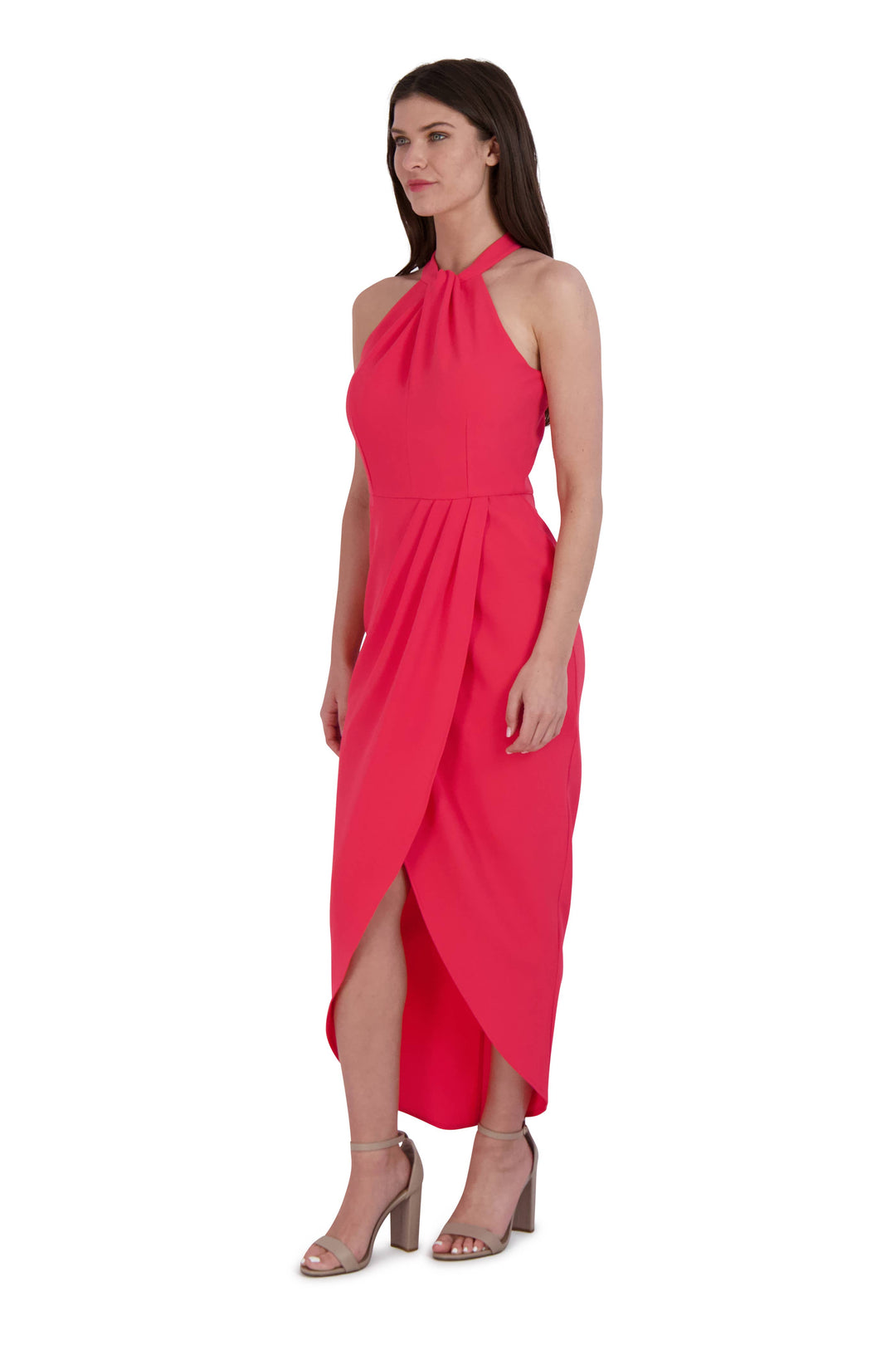 Julia Jordan Knot Neck Maxi Dress
