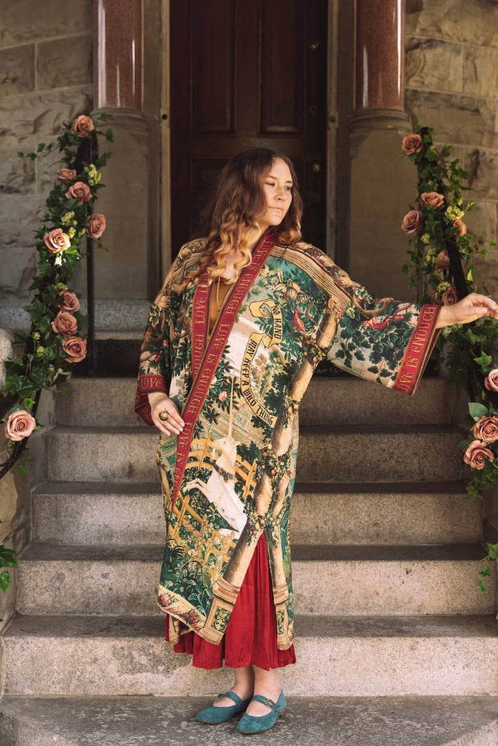 Wildheart Opera Duster Kimono Robe ft. Unicorn & Castle