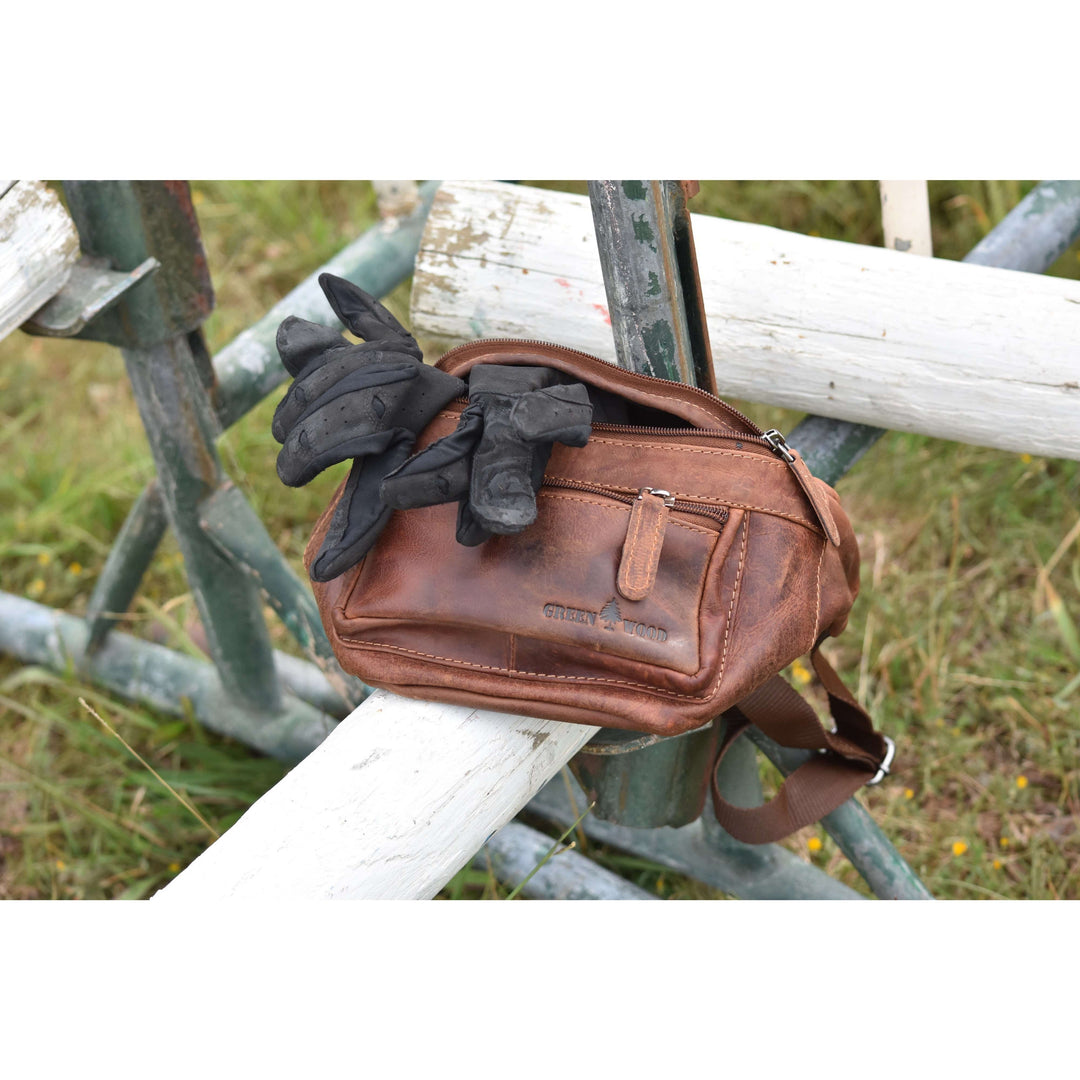 Echuca Unisex Leather Belt Bag