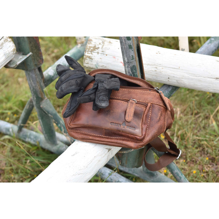 Echuca Unisex Leather Belt Bag
