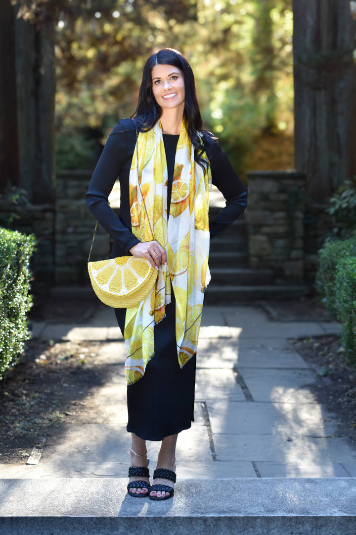 Citron Summer Lemon Scarf