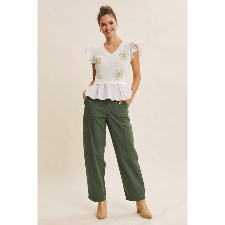 Endlessly Wearable Cotton Garment-Washed Cargo Pants