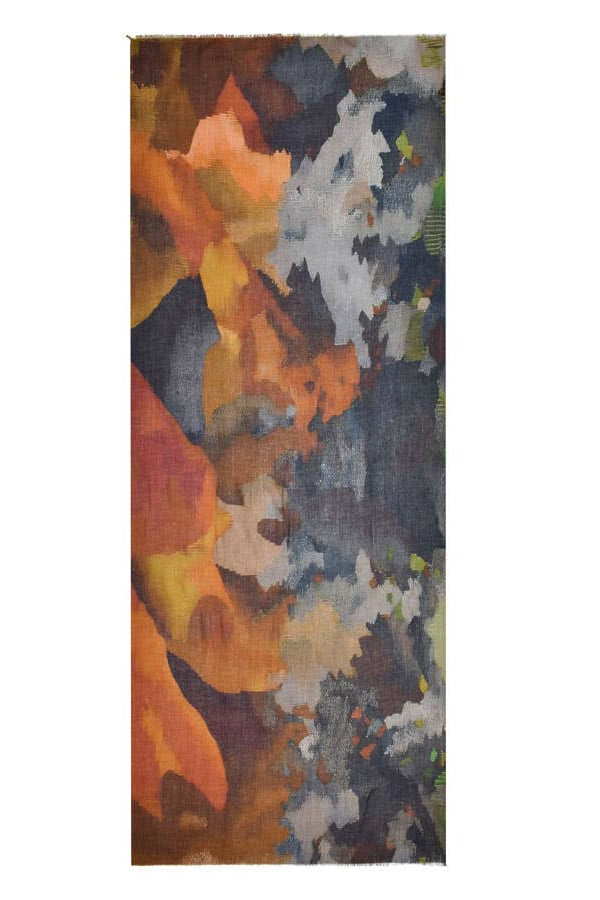 Keller Abstract Painterly Scarf